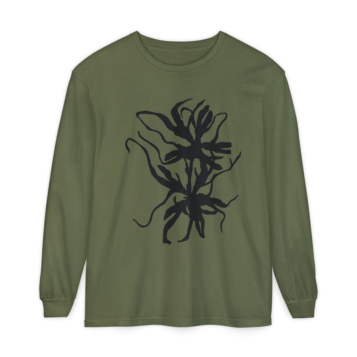 Botanical Ink Long Sleeve T‑Shirt