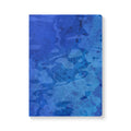 Blue Watercolor Camouflage Softcover Journal – Lined Notebook with Artistic Ocean-Inspired Cover